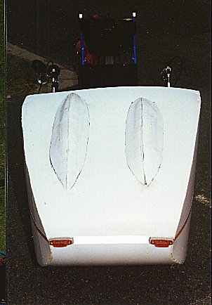 Front view of fairing