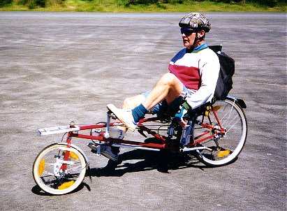 Having a test ride before we set off