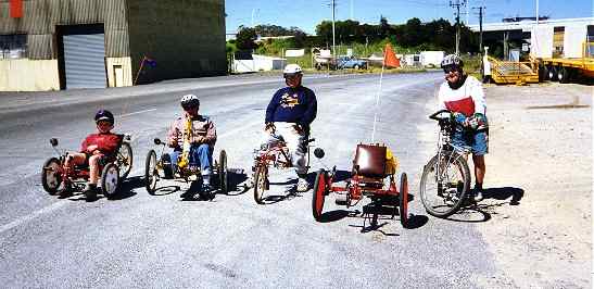 Taking a break. (No it isn't a busy road!)