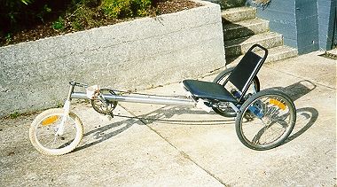 Side view of trike in early stages