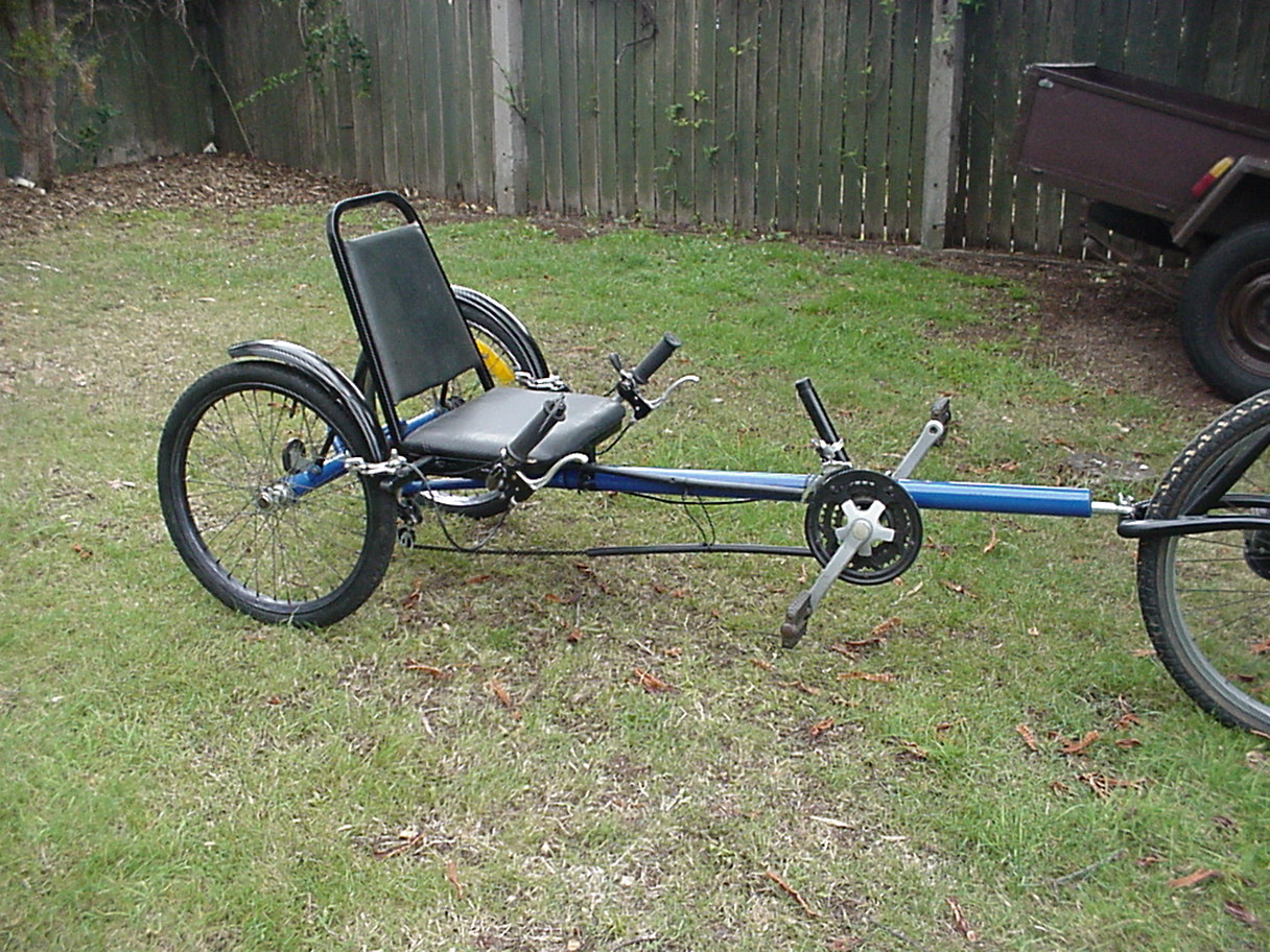 reclining bike trailer